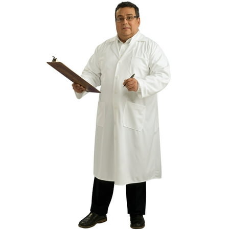 MD Lab Coat Plus Size Costume