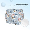 thumbnail image 2 of Pofeuu cute Mushroom Village Print Soft Cotton Girls Boyshort panties Toddler Underwear-Medium, 2 of 5