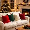 thumbnail image 5 of Textured Throw Pillow Covers Corduroy Cushion Cases for Sofa Living Room Bedroom Couch Interior Styling, 5 of 6