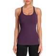 thumbnail image 1 of Beautyin Women's Athletic Yoga Tops Slim Fit Racerback Running Undershirt, 1 of 6