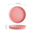 thumbnail image 2 of QUTETN Assiette en Céramique Assiettes de Service Accessoires de Cuisine Roses Plats, 2 of 8