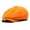 Orange, variant on Solid Cotton Newsboy Caps Men Flat Peaked Cap Women Painter Beret Hats 30