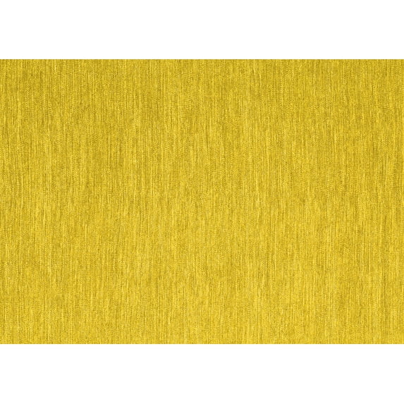 Ahgly Company Indoor Rectangle Abstract Yellow Contemporary Area Rugs, 4' x 6'