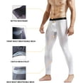 thumbnail image 4 of Lalamelon Men's Thermal Underwear Sets Top & Long Johns Breathable Quick Drying Thermo Base Layer, 4 of 6