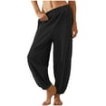 thumbnail image 2 of BLVB Sweatpants Women Loose Cinch Bottom Joggers Running Athletic Pants Lounge Trousers with Pockets, 2 of 7