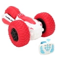 thumbnail image 2 of USB 1/24 Escala 2.4G Tres ruedas Coche acrobático giratorio Juguete de control remoto para niños (rojo), 2 of 8