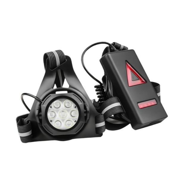 Luces para correr para corredores. Use chaleco ligero para correr para trotar, andar en bicicleta por la noche. 7 LED