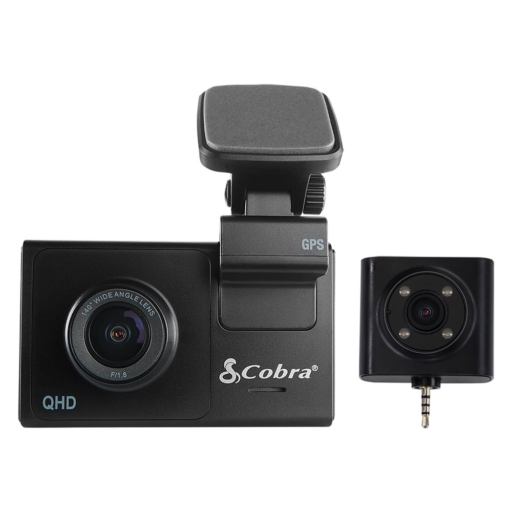 Cobra SC 200/ FVCV1 Bundle DualView Smart Dash Camera with Rear