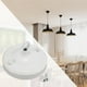 thumbnail image 5 of Lámpara de techo con forma de rosa, lámpara de techo con gancho de hierro, lámpara de techo, lámpara colgante de techo, disco blanco, 5 of 7