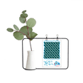 thumbnail image 1 of Movies Playing Seal Patterns Transparent Glass Hanging Vases Decoration Bottle, 1 of 2