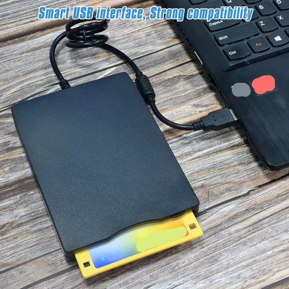 USB Floppy Disk Reader Drive 3.5" External Portable 1.44 MB FDD Diskette Drive ,High Definition Picture Quality