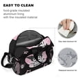 thumbnail image 3 of Kuromi And My Melody Lunch Bag, Insulated Lunch Bag for Women Men Lunch Box Container Bag Reusable Lunch Tote Bag for Office, Work, Beach, Travel, Picnic, 3 of 7