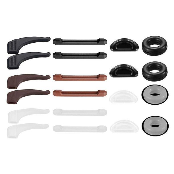 20 piezas de silicona antideslizante para gafas, ganchos para las orejas, retenedores de gafas de silicona para patillas de gafas, protectores antideslizantes ShuxiuWang 9024715360977