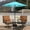 Blue, variant on Autlaycil Patio Furniture Set 5 Pieces, Brown Outdoor Swivel Rocking Chairs Set, 9ft Brown Patio Umbrella with Base Garden Conversation Bistro Sets for Porch, Pool, Backyard
