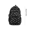 thumbnail image 3 of CXKKK Large Capacity Laptop Backpack, Casual School Travel Daypack with Multiple Zipper Compartments Side Pockets & Star Print, Gray, 3 of 7