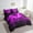 Purple, variant on Erosebridal Galaxy Lightsaber Bedding Twin Size, Modern Rectangle Bed in a Bag Twin size, Futuristic Decor, Reversible 7pcs