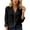 Black, variant on Womens Long Sleeve Button Down Shirt Blouse Casual Winter Solid Color Cardigan Top For Daily Wear Knitted Maternity Sweater, Size S