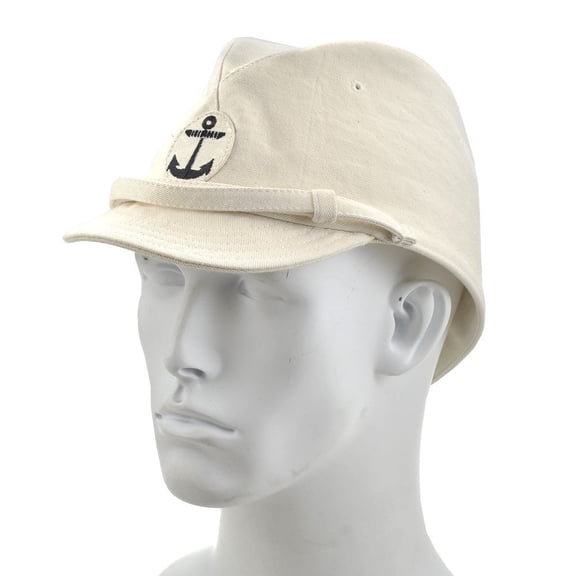 World War Supply Casual Cap, White, Size 60