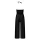 thumbnail image 5 of Gibobby Mono Ajustado de Verano Mujeres Daily Summer Casual V cuello sin mangas Halter Split Halter Backless mono Slim Fit mamelucos de pierna ancha(Negro， XL), 5 of 5