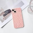 thumbnail image 2 of WWS-Compatible with iPhone 14 Plus Case Cute Spiral Ripples Pattern for Women Girls Men Trendy Slim Fit TPU Bumper Silicone Shockproof Full Camera Protection Cover - Pink, 2 of 4