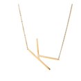 thumbnail image 4 of Gold Multi Layer Initial 26 Letters ABCD Necklace Gift New Y3, 4 of 9