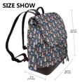 thumbnail image 2 of Fotbe Garden Gnomes Mochila Bolso con Estampado para Mujer, Mochila Antirrobo de Nylon Impermeable, Bolsa Ligera de Hombro, 2 of 4