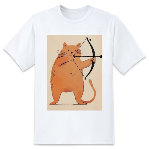 Basic Oversize Tees For WomenCat Loose Boyfriend Shirts Casual Blouse round neck