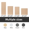 thumbnail image 3 of SIXHOME Non Slip Shower Mat 17"x30" PVC Loofah Shower Mats for Bathtub Quick Drying Shower Floor Mat with Comfortable Textured Surface Easy Cleaning Shower Mat for Shower Stall Beige, 3 of 8