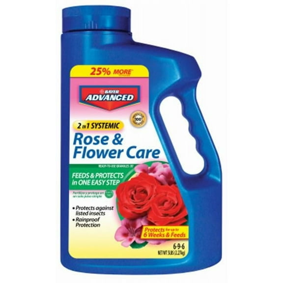 SBM Life Science Bayer Advanced 6-9-6 2 in 1 Systemic Rose & Flower ...