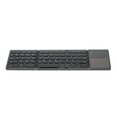 thumbnail image 2 of Teclado inalámbrico BT Walmeck, plegable, portátil, ultrafino, con panel táctil para Windows, Android e iOS, color gris., 2 of 7