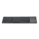 thumbnail image 2 of Teclado Irfora Teclado inalámbrico BT Teclado plegable Teclado portátil ultra delgado BT con panel táctil para Windows / Android / iOS Gris Irfora Teclado, 2 of 7