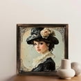 thumbnail image 6 of Victorian Style Portrait Wooden Sign Wall Plaque - Vintage Art Decoration, Wall Decoration - Ideal Gift For Home Decoration, Living Room, Bathroom, Bedroom, Garden, Dining, Bar, Cafe, Festival Part, 6 of 7