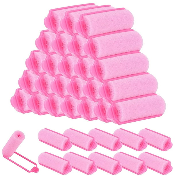 Topboutique 36 Pieces Foam Sponge Hair Rollers Flexible Sleeping ...