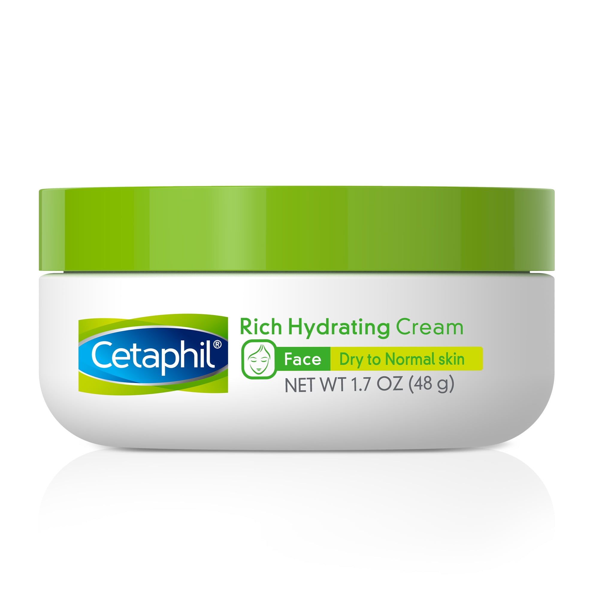 Cetaphil Rich Hydrating Cream for Face, With Hyaluronic Acid, Dry to