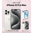 thumbnail image 2 of for iPhone 15 Pro Max Case, 6.6ft Drop Protection, Full Body Screen Camera Protective Phone Case,Pink, 2 of 12