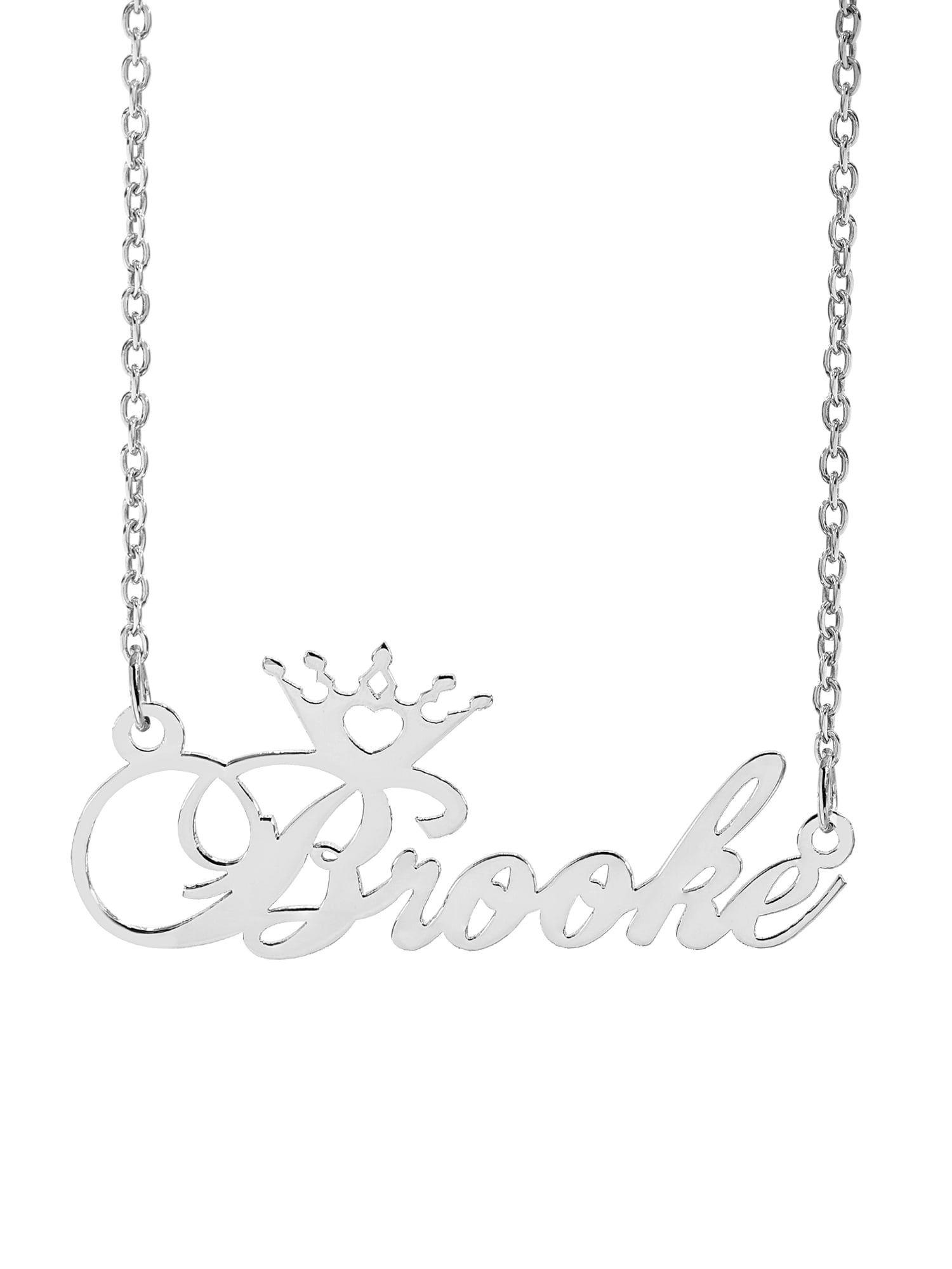 Personalized Crown Name Necklace