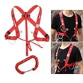thumbnail image 3 of Arnés de escalada Cola Arnés de medio cuerpo Actualización roja con clip, 3 of 8