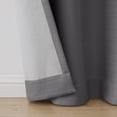 thumbnail image 4 of Serta So Dark 100% Blackout Gray Grommet Top Curtain Panel Pair, 37" x 84", 4 of 7