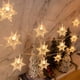 thumbnail image 2 of 1.5m Snowflake String Garland Fairy Lights Christmas Decoration 2024 Xmas tree hanging lamps New Year noel Bedroom Home Decor, 2 of 5