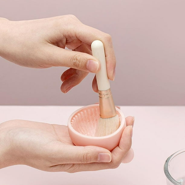 Silicone Makeup Brush Cleaner Bowl Foundation Makeup Brush Scrubber