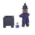 thumbnail image 1 of Figura de acción Minecraft Series 3 Bruja de 7 cm con caldero y poción, 1 of 4