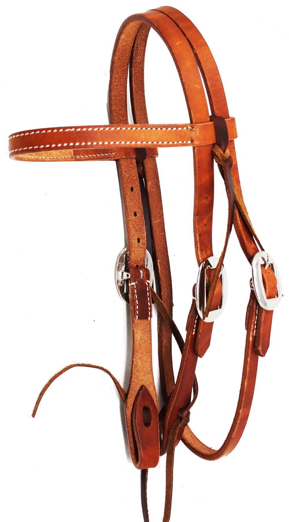 Amish USA Horse Saddle Tack Bridle Western Leather Headstall PONY