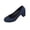 Blue, variant on Women's Classic Round Toe Pumps Low Block Heel Comfortable Dress Shoes Women's Casual Shallow Mouth Lightweight Elegant Shoes