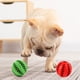 thumbnail image 4 of Pelota para Perros, Pelota de Juguete para Perros, Pelota para Masticar para Perros, Pelota de Juguete Interactiva, para Perros pequeños, Medianos y Grandes, Caucho Natural de ø5 cm, Limpieza de, 4 of 5