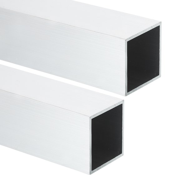 Uxcell 6063 Aluminum Square Tubing,1.97"x1.97"x14" Long 0.04" Wall Thick 2pcs
