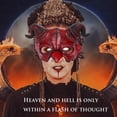 thumbnail image 2 of Gupgi Halloween Devil Mask, Scary Ram Sheep Horn Monster Half Face Mask, 2 of 7