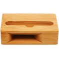 thumbnail image 4 of FOMIYES Wooden Phone Sound Amplifier 10.00X6.00X3.00cm Passive Holder Chocolate, 4 of 9