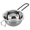 thumbnail image 6 of Sold Universal 304 Stainless Steel Chocolate Melting Pot Double Boiler Milk Bowl Butter Candy Warmer Pastry Baking Tool with Red Handle (No Lid), 6 of 7