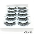 thumbnail image 3 of 8D Dramatic Volume Wispy False Eyelashes Multipack Style Eye Enhancing Lash Pairs Set, 3 of 6