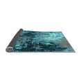 thumbnail image 2 of Ahgly Company Indoor Square Oriental Light Blue Industrial Area Rugs, 6' Square, 2 of 4